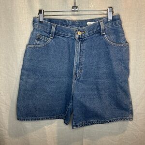 Vintage Gitano High Rise Denim Shorts Size 12 Petite 100% Cotton